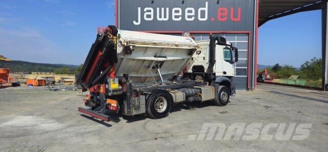 Mercedes-Benz Arocs 1845 Palfinger Kran/Funk/3. Kreis Retarder شاحنات قلابة