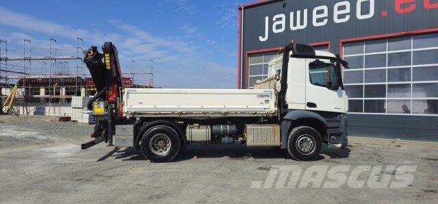 Mercedes-Benz Arocs 1845 Palfinger Kran/Funk/3. Kreis Retarder شاحنات قلابة