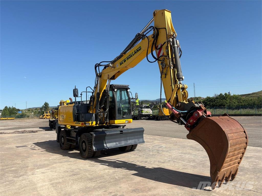 New Holland WE170B ** solo 2.543 horas, Rototilt** Εκσκαφείς με τροχούς - λάστιχα
