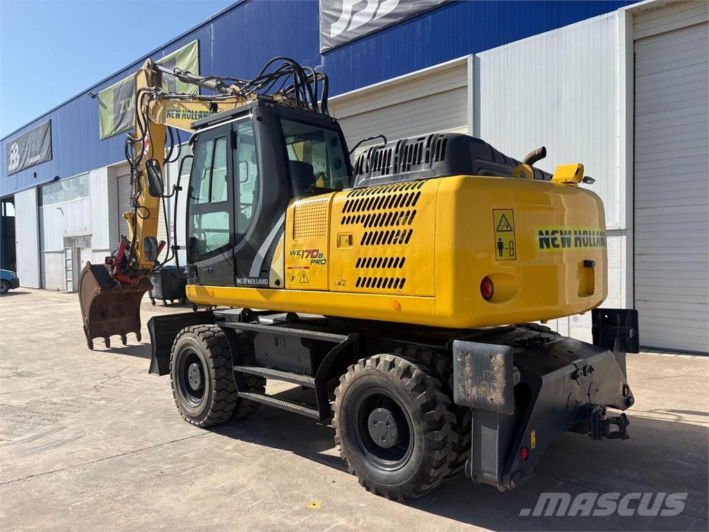 New Holland WE170B ** solo 2.543 horas, Rototilt** Εκσκαφείς με τροχούς - λάστιχα