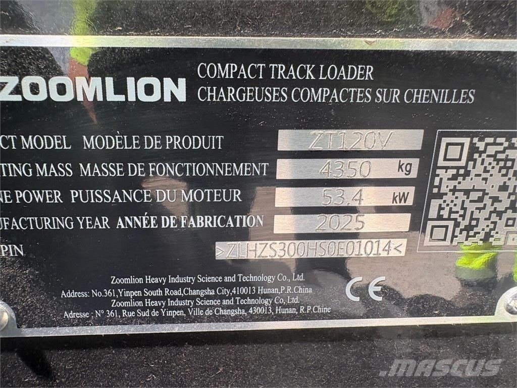 Zoomlion ZT120V لوادر زحافة