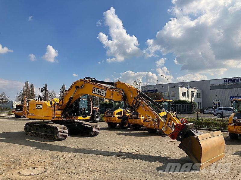 JCB 220X mit Wolff Abbruchgitter Excavadoras sobre orugas