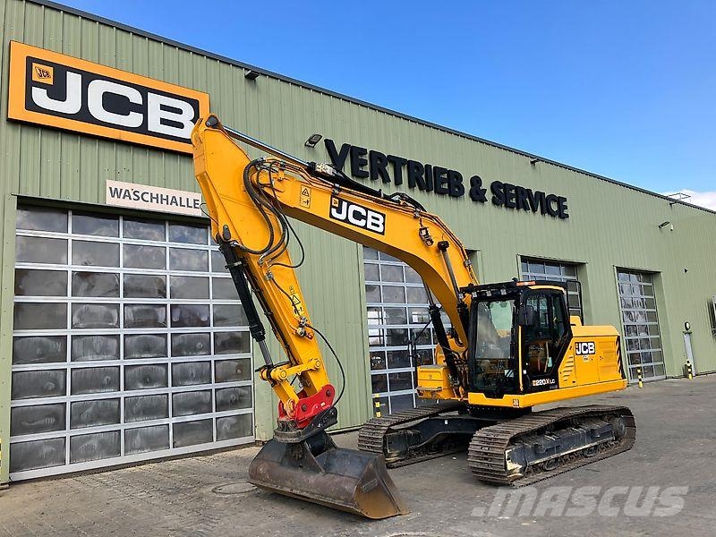 JCB 220X mit Wolff Abbruchgitter Excavadoras sobre orugas