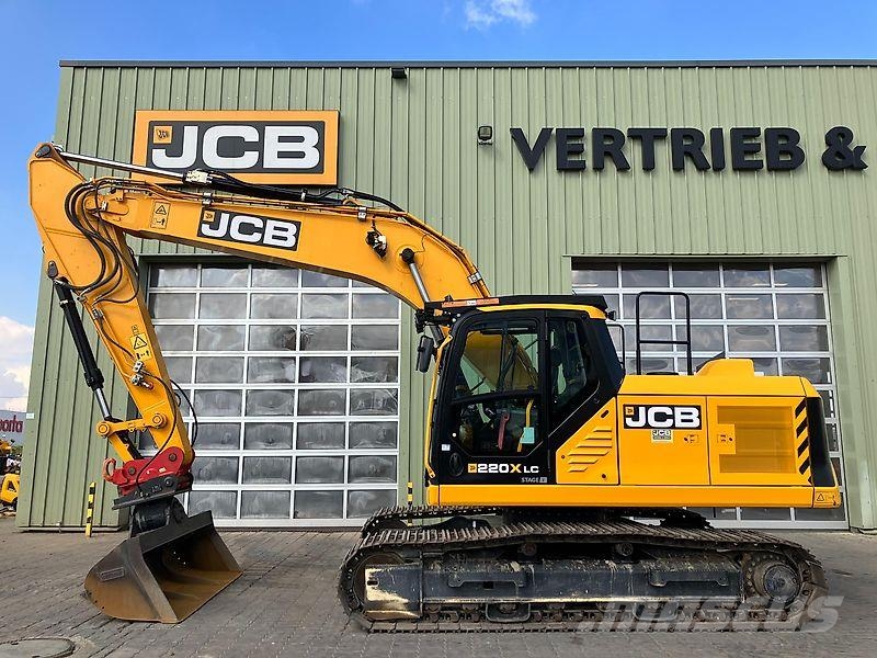 JCB 220X mit Wolff Abbruchgitter Excavadoras sobre orugas