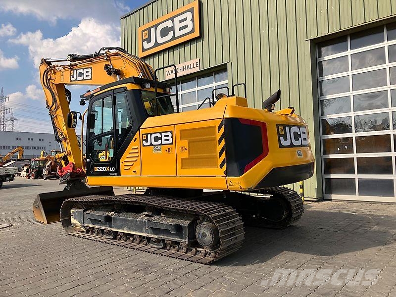 JCB 220X mit Wolff Abbruchgitter Excavadoras sobre orugas