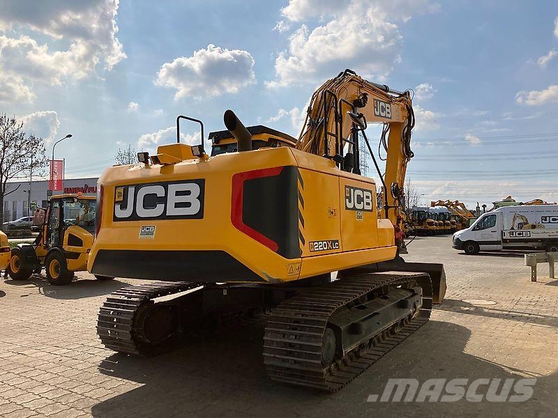 JCB 220X mit Wolff Abbruchgitter Excavadoras sobre orugas