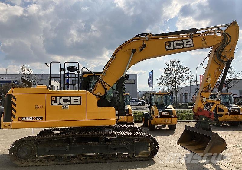 JCB 220X mit Wolff Abbruchgitter Excavadoras sobre orugas