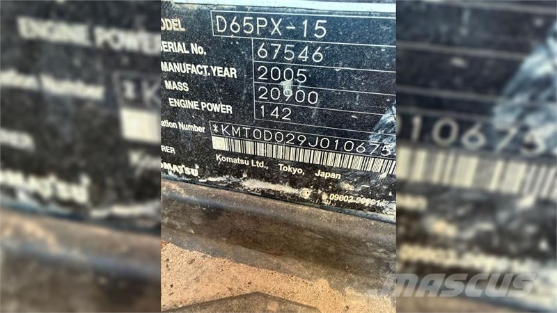 Komatsu D65PX-15 Spycharki gąsienicowe