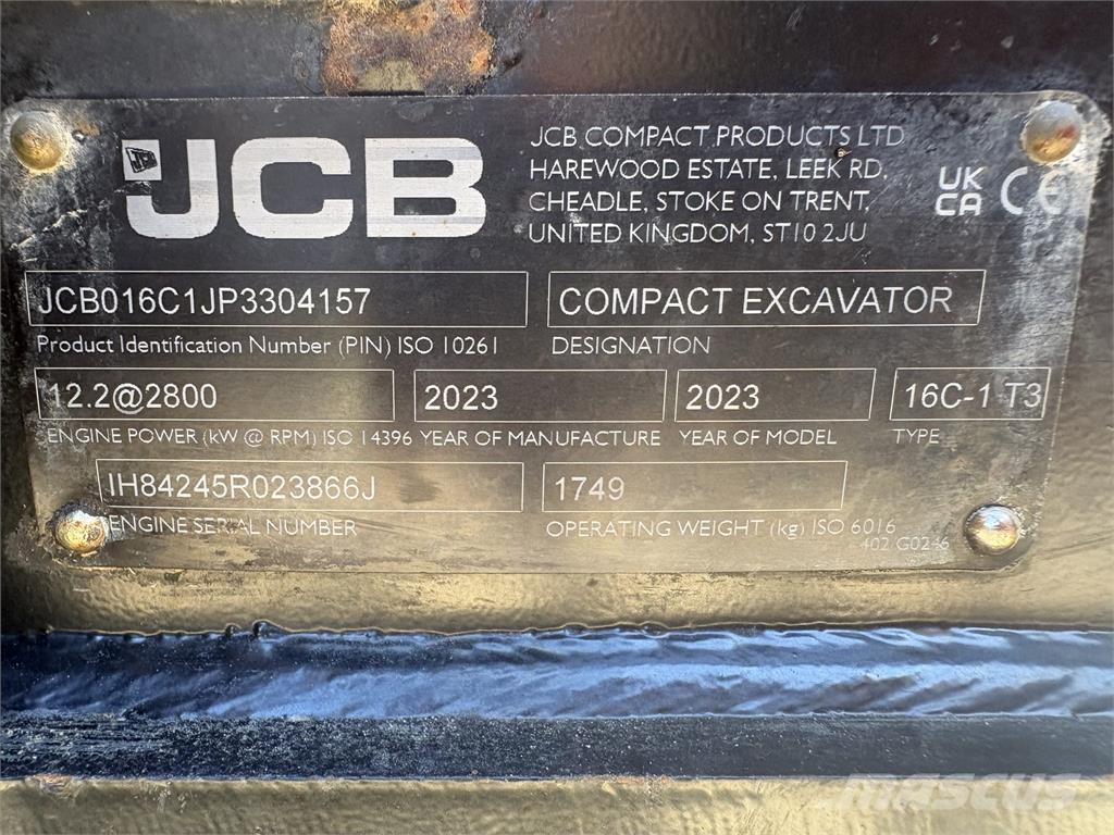 JCB 16C-1 Midibagger 7t - 12t