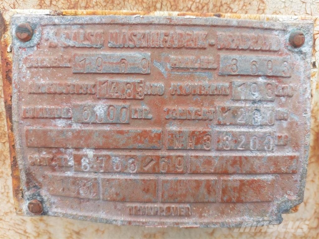 Agrodan Ammoniaktank 3200 kg Kraftstoff- und Zusatzstoffbehälter