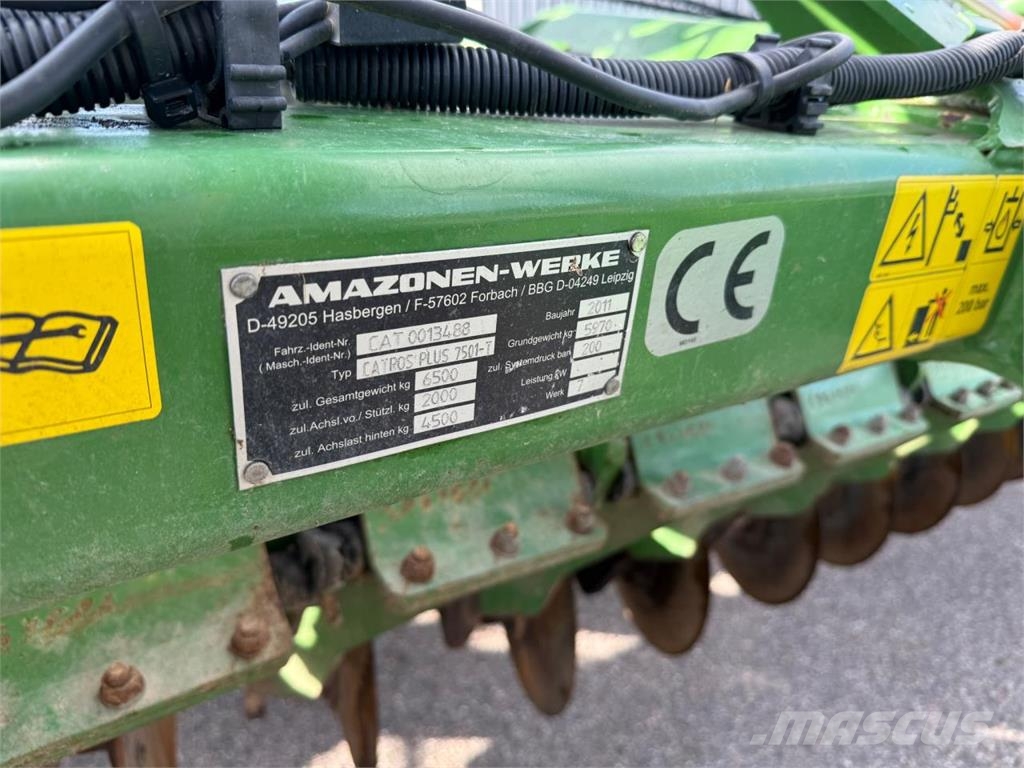 Amazone CATROS 7501-T Tallerkenharver