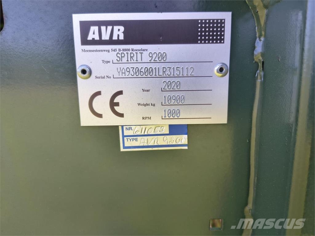AVR Spirit 9200 CR Kartoffeloptagere