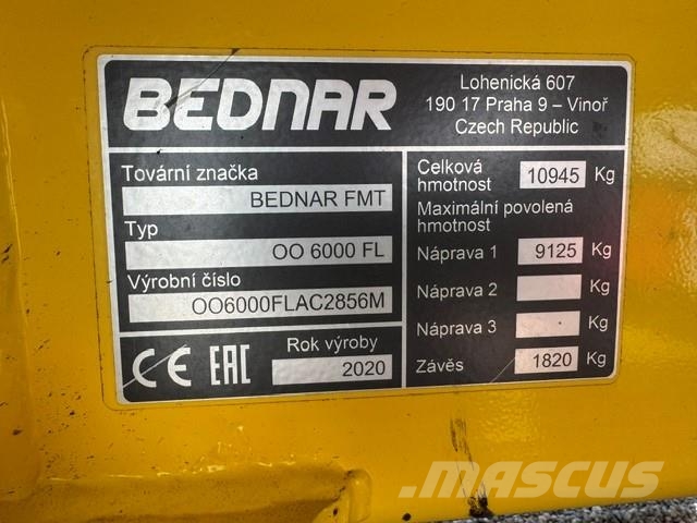 Bednar OMEGA OO 6000 FL Sembradoras
