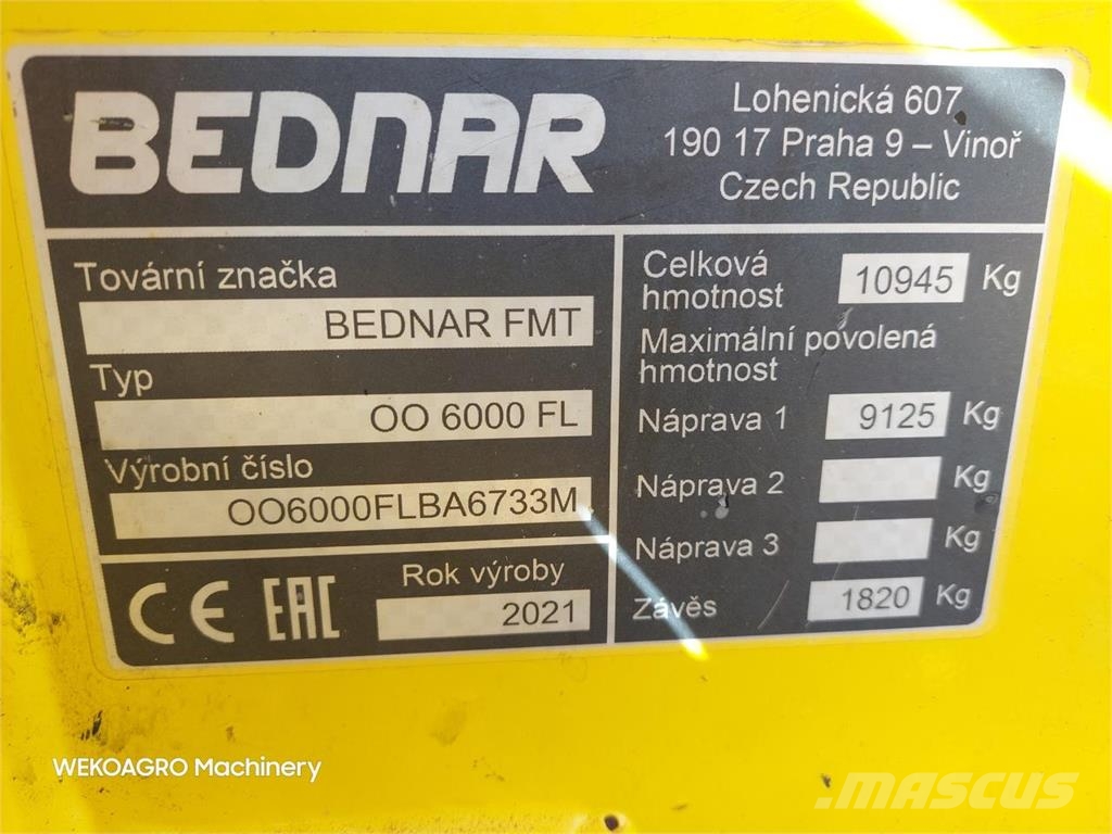 Bednar Omega OO6000 FL med Alfa-Drill Sorvetőgép