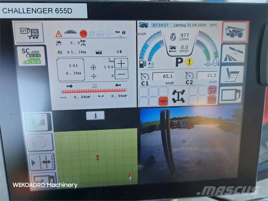 Challenger RoGator 655D 24-36m med GPS Savaeigiai purkštuvai