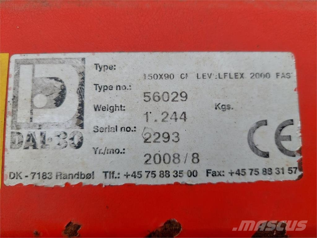 Dal-Bo Levelflex 2000 -300cm Walzen