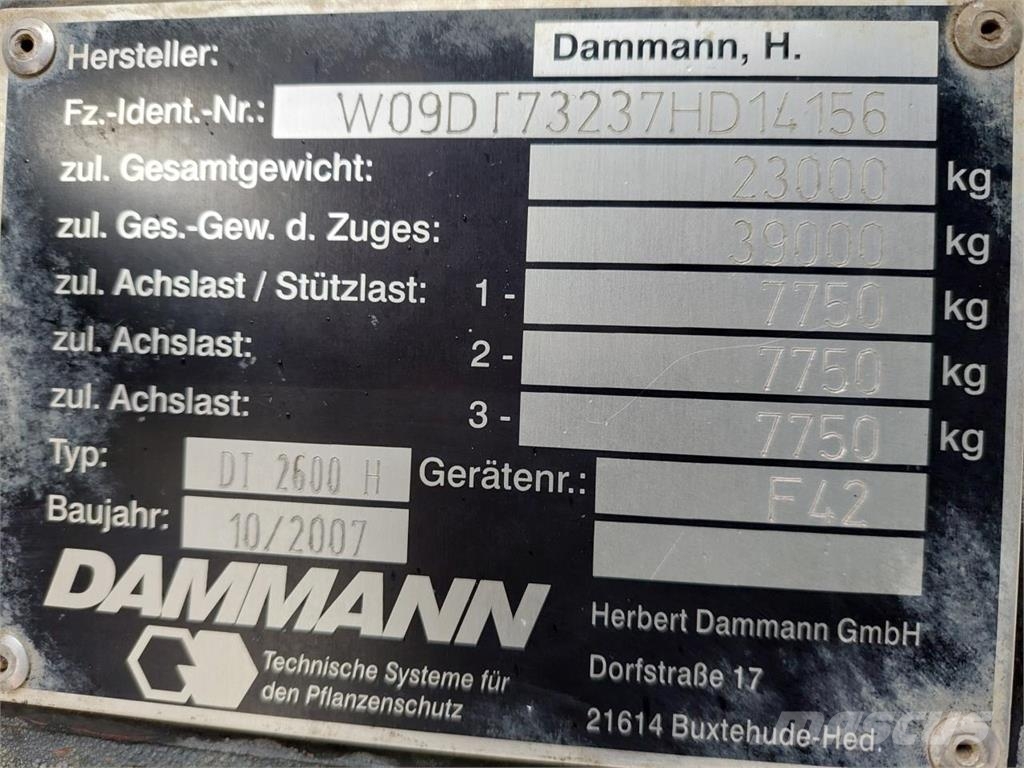 Dammann DTPA 8036 Itsekulkevat ruiskut