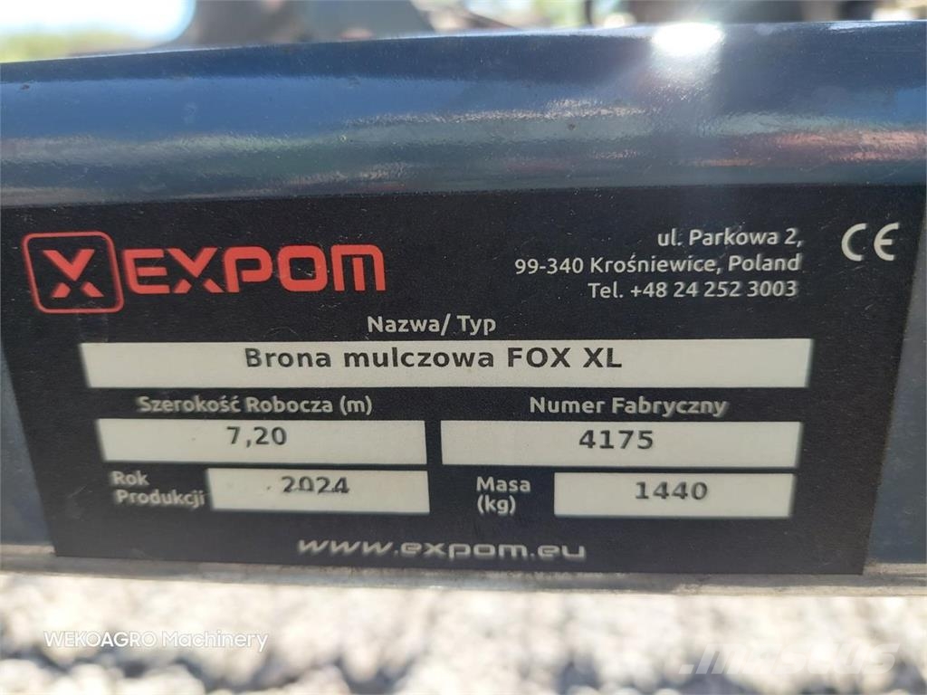 Expom FOX XL 7.2 m Gradas