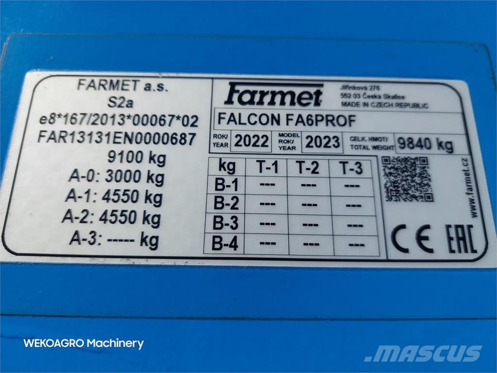 Farmet Falcon Pro 6 Fert+ Сівалки