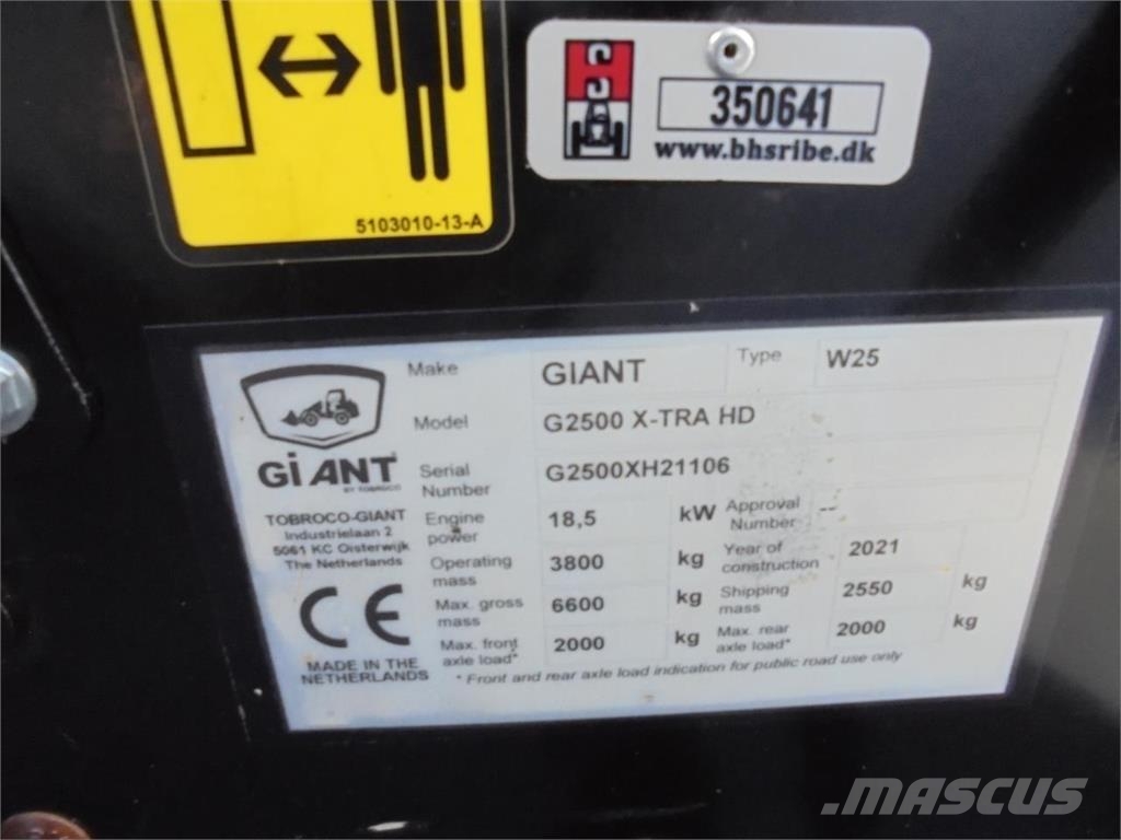 GiANT G2500XHD Minilæsser - knækstyret