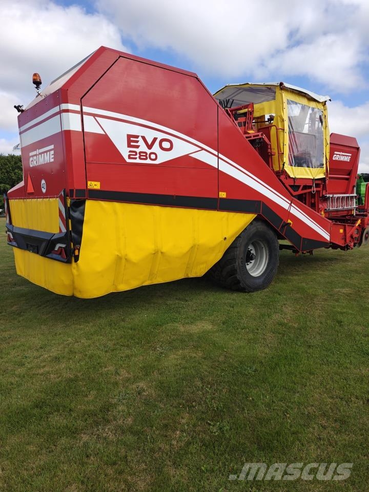 Grimme EVO 280 馬鈴薯收穫機和挖掘機