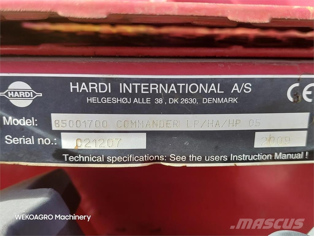 Hardi Commander 3200 I -24m Slepesprøyter