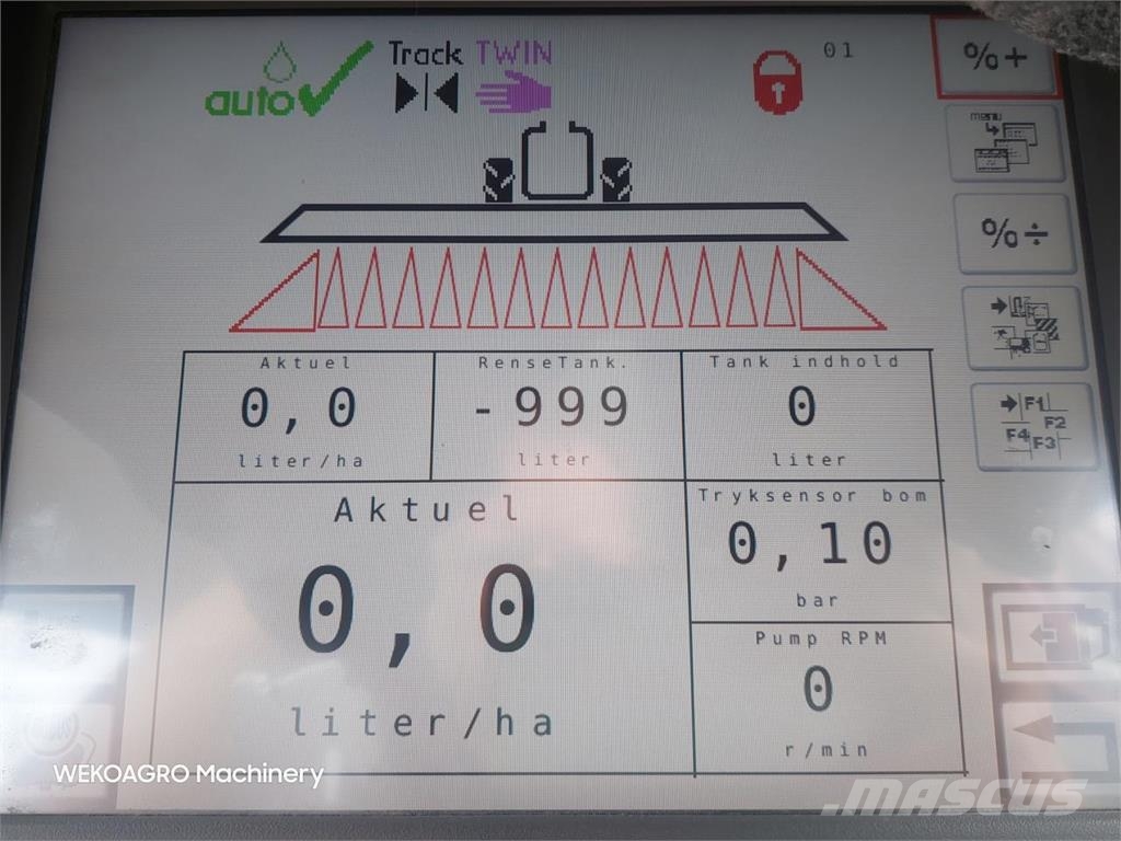 Hardi Commander 7000i - 36 m Twin Pulverizadores rebocados
