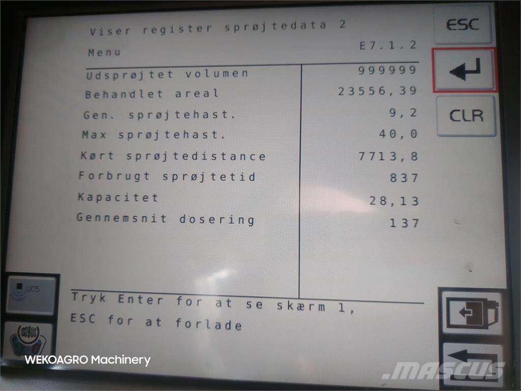 Hardi Commander 7000i - 36 m Twin Pulverizadores rebocados