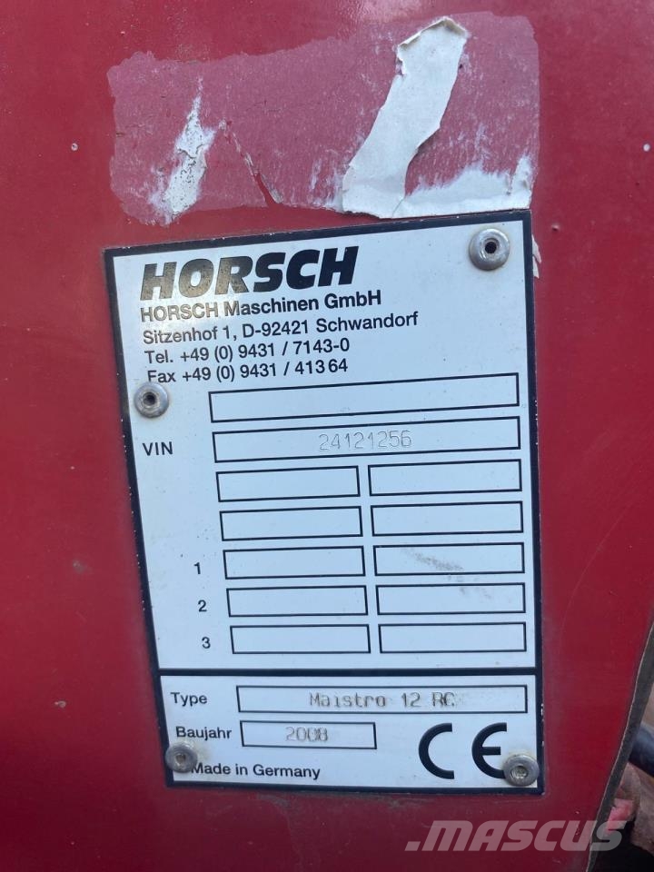 Horsch MAISTRO 12RC Precisiezaaimachines