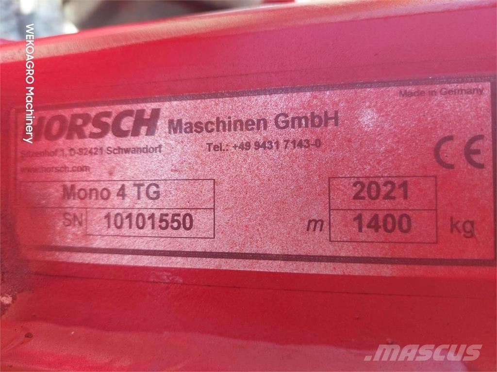 Horsch Mono 4 TG Beitelploeg