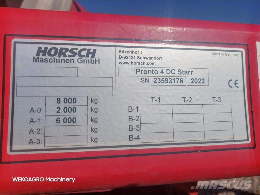 Horsch Pronto 4 DC PPF med DouDrill Sorvetőgép