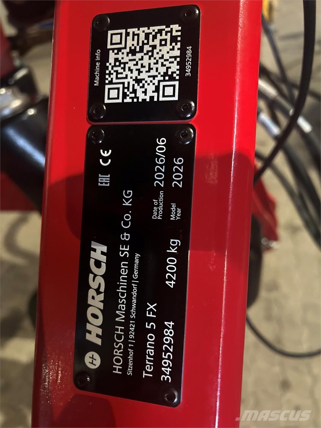 Horsch TERRANO 5 FX LIFT. Erpici