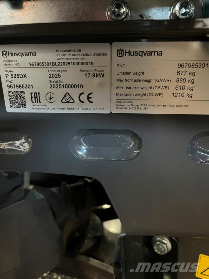 Husqvarna RIDER P 525DX جرارات مدمجة