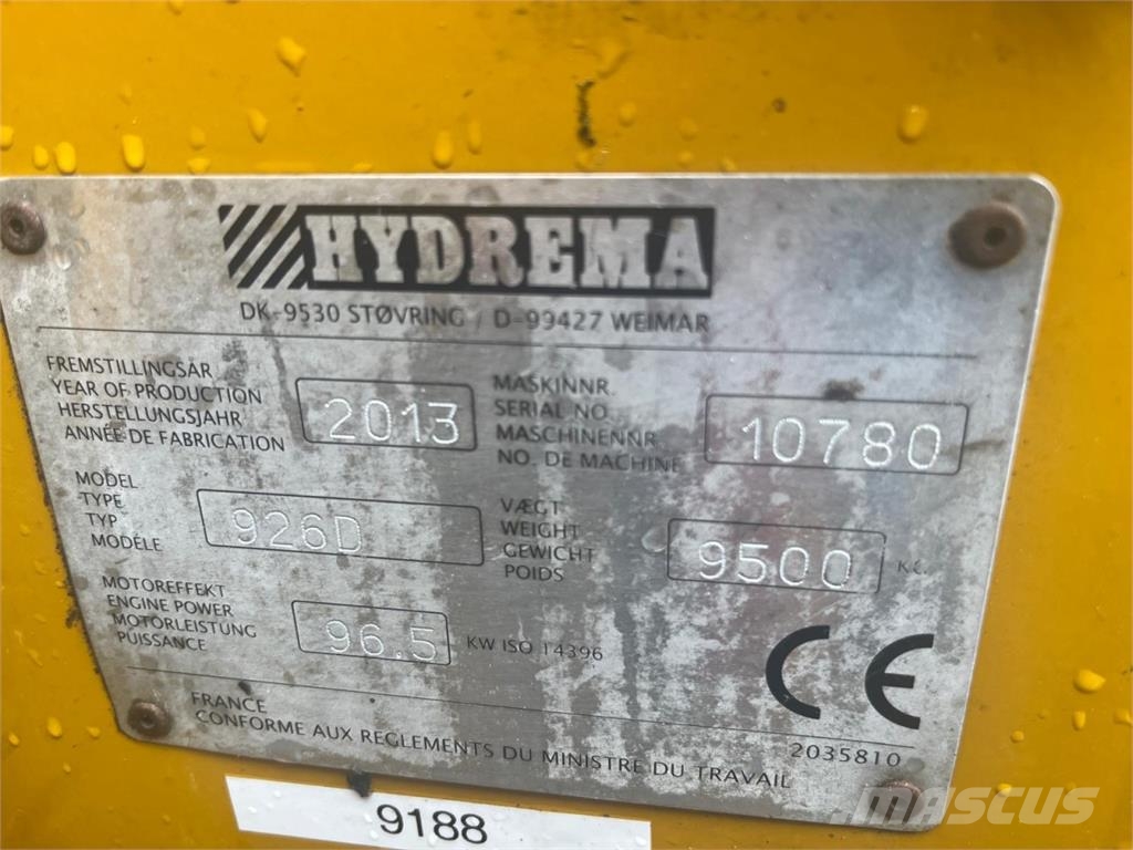 Hydrema 926D Traktorgravere