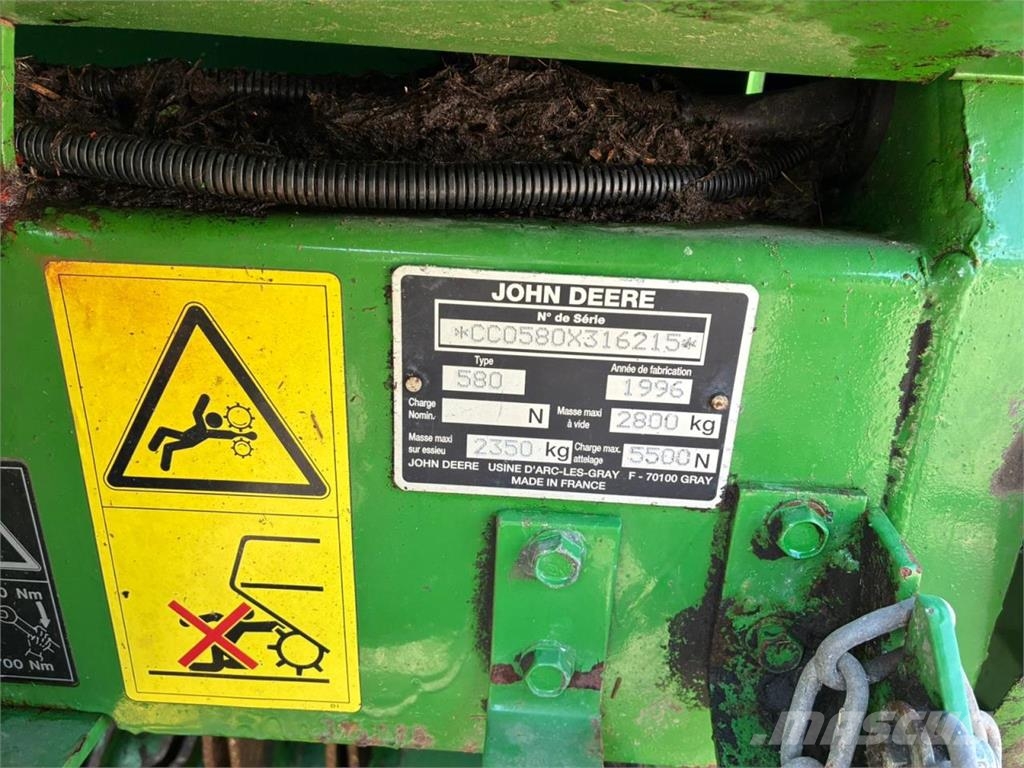 John Deere 580N Empacadoras circular