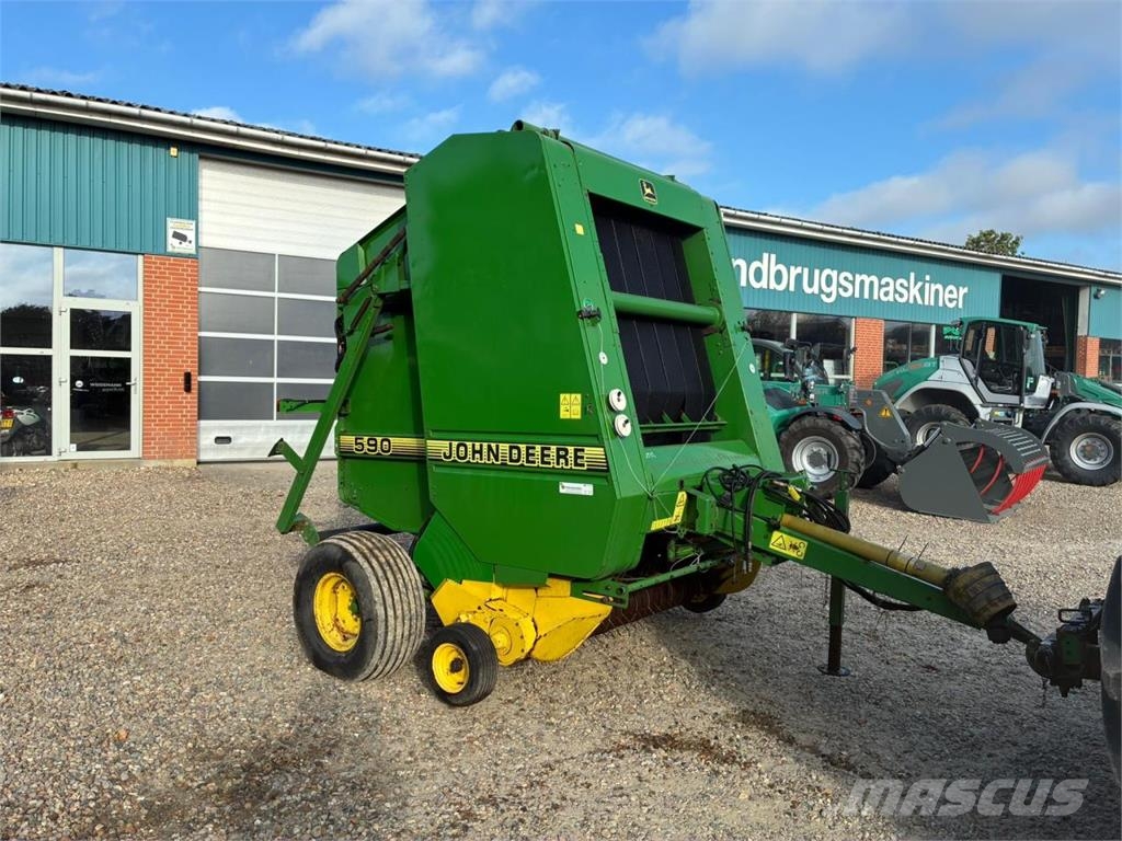 John Deere 590 Ronde-balenpersen