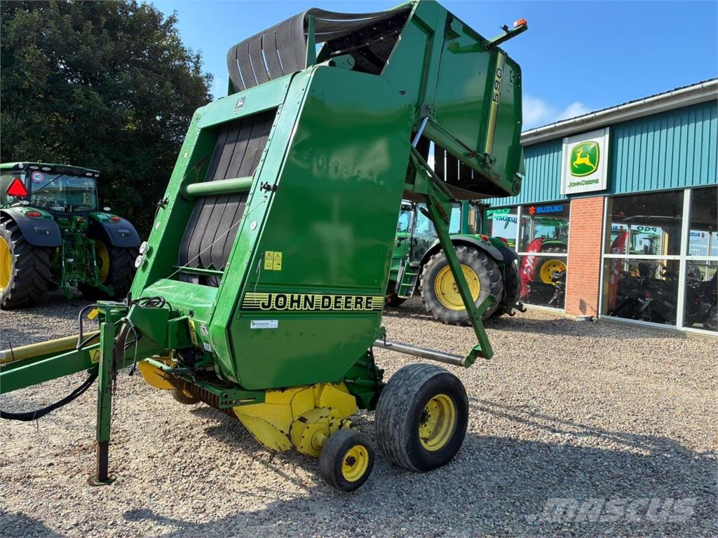 John Deere 590 Ronde-balenpersen