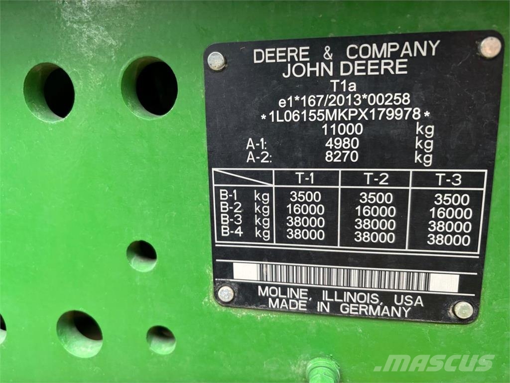 John Deere 6155M Tratores Agrícolas usados