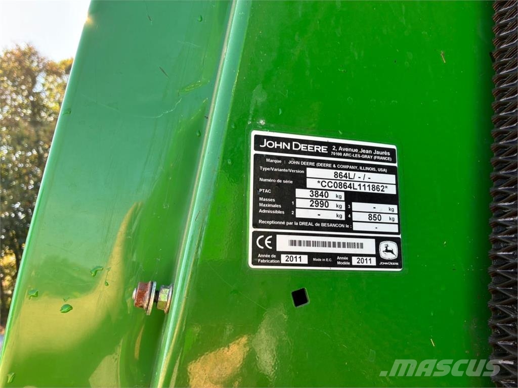 John Deere 864 RB ROTORFLOW محزمات مستديرة
