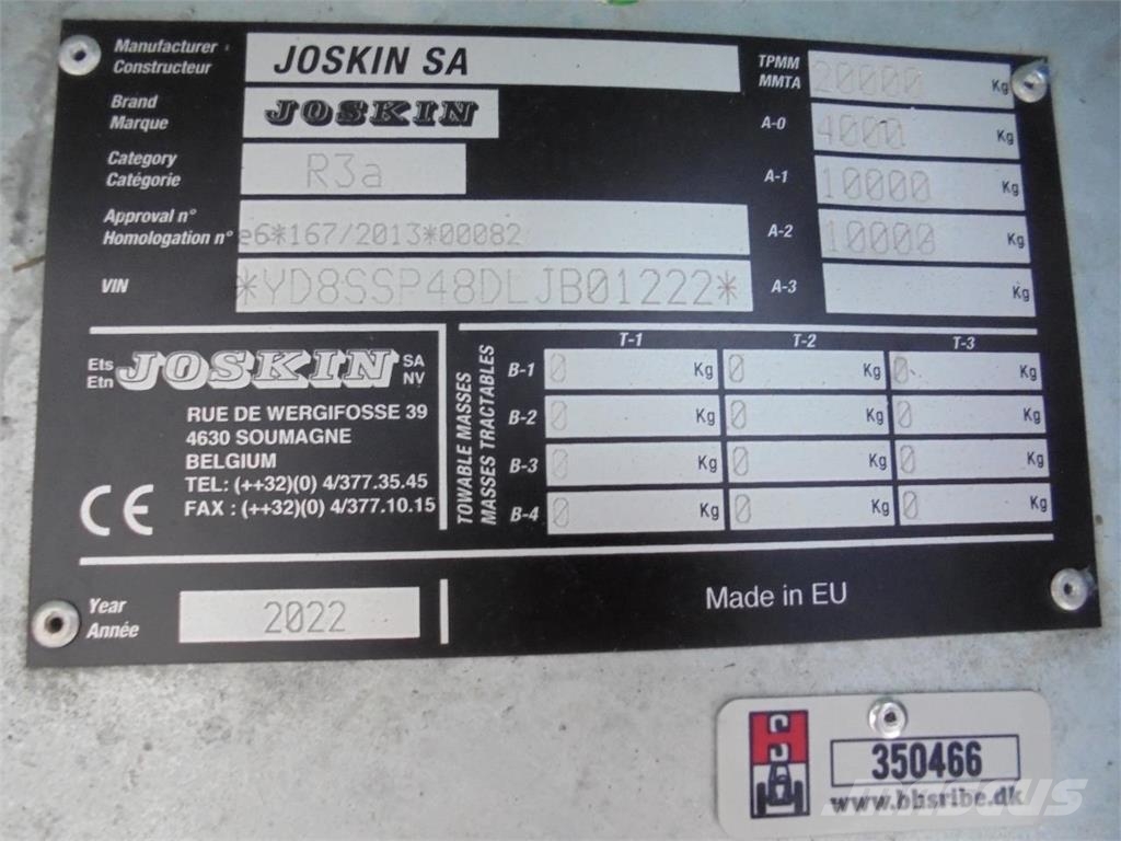 Joskin SILO SPACE 480D Carros de trasladar grano