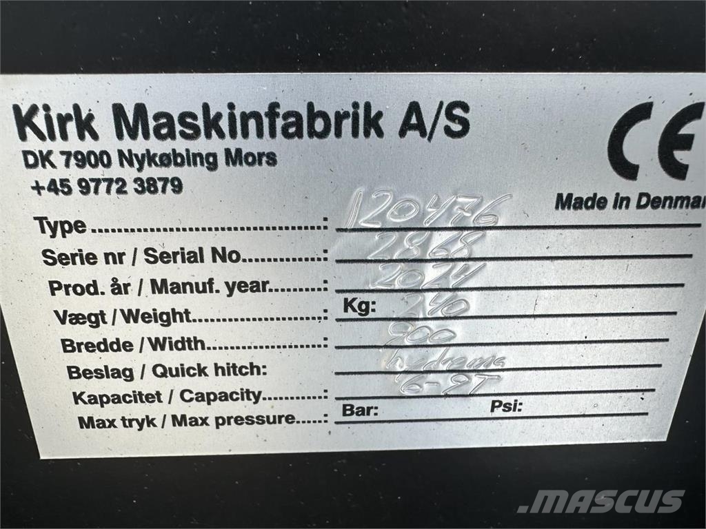 Kirk 900 MM GRAVESKOVL. Κουβάδες