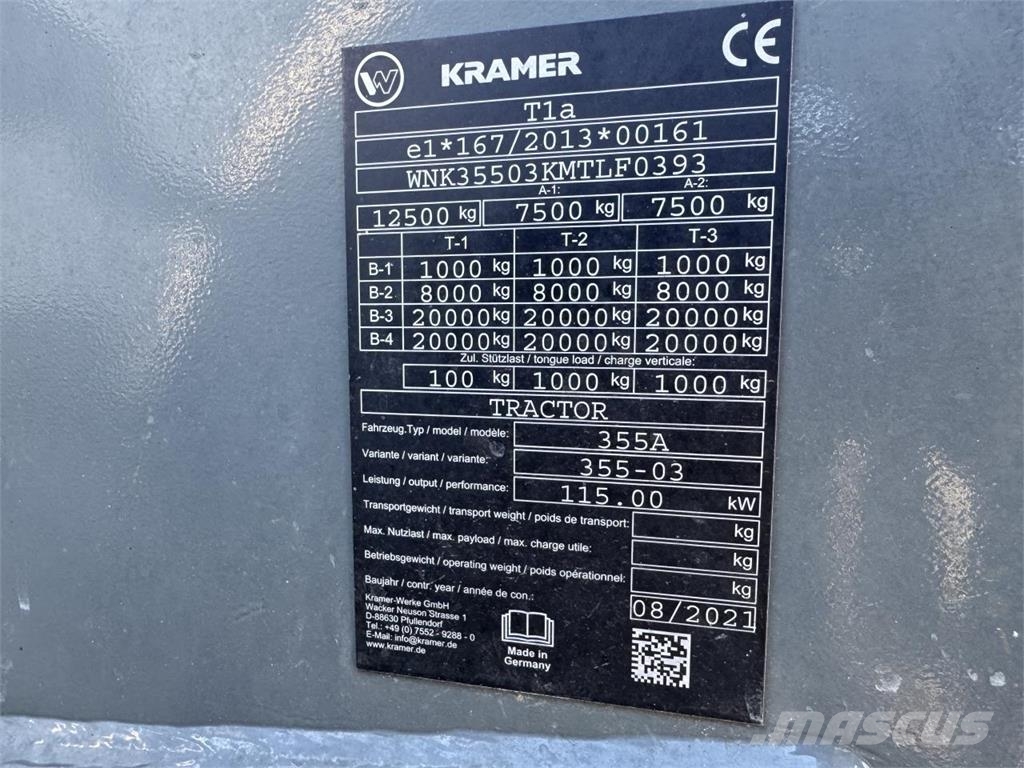 Kramer KL 55.8T Læssemaskiner på hjul