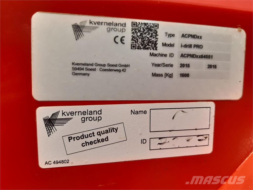 Kverneland I-DRILL PRO CX2 Kombinerte såmaskiner