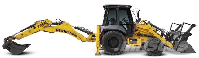 New Holland B75D TC SS 4WD لوادر ذات جرافات عكسية