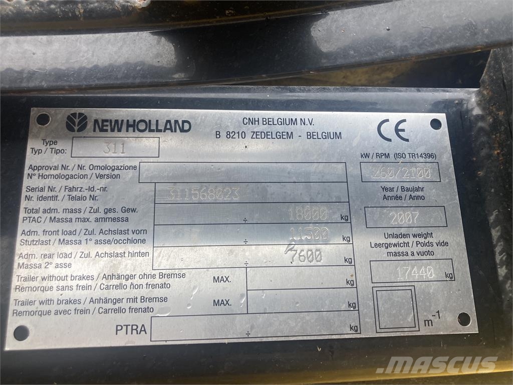 New Holland CX8080 SLH حصادات