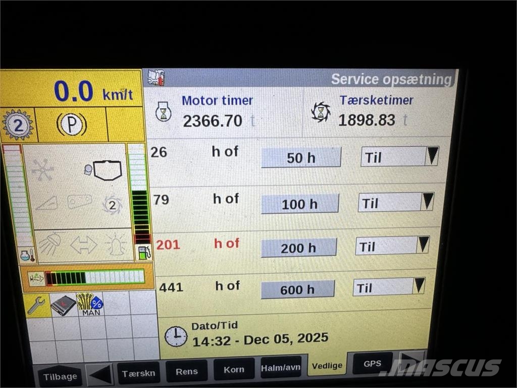 New Holland CX8080 SLH Skördetröskor