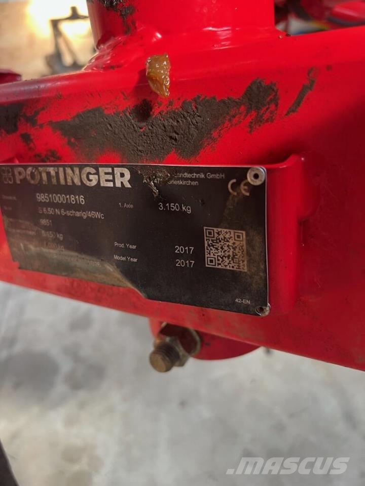 Pöttinger SERVO 6.50 N 6 F. 双向犁