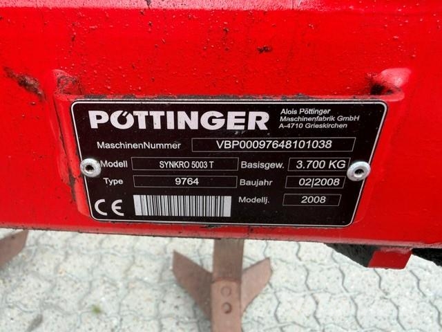 Pöttinger SYNKRO 5003 T كاسحات