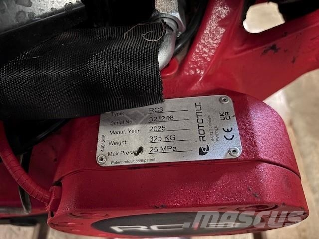 Rototilt RC3-DIR/HYDREMA RCS Andre komponenter