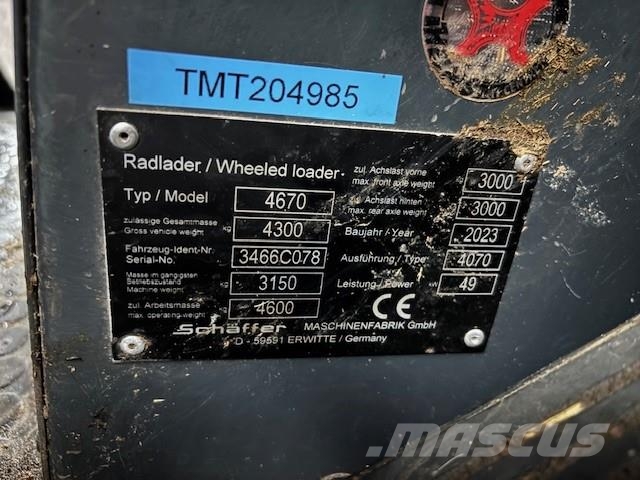 Schäffer 4670 Pienkuormaajat
